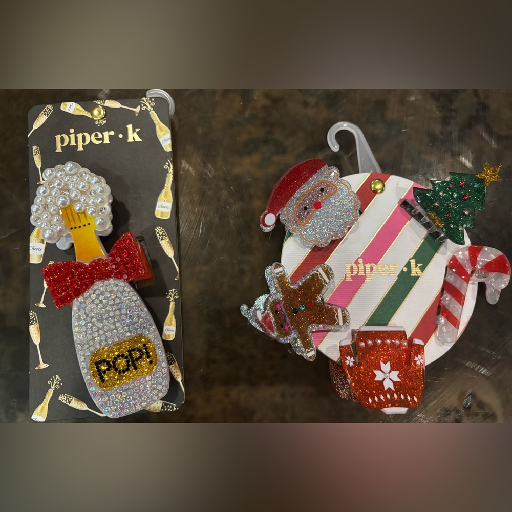 Piper K Hair Clips, brand new!